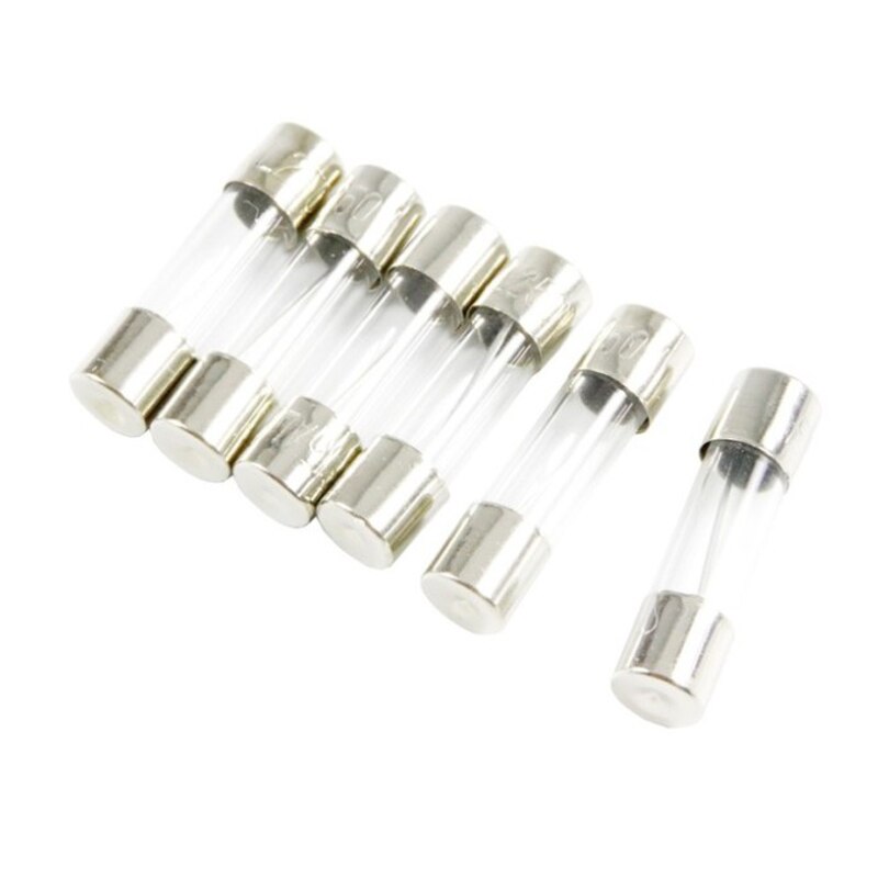 10 Pcs Slow Blow Time Delay Glass Fuses Tubes 5 x 20mm glass tube, 10A breaking current