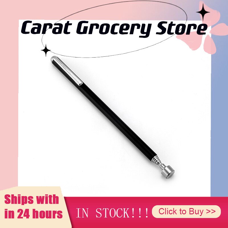 1 Pcs Mini Portable Telescopic Easy Magnetic Pick Up Rod Stick Extending Magnet Handheld Tool Telescopic Adjustable Pen