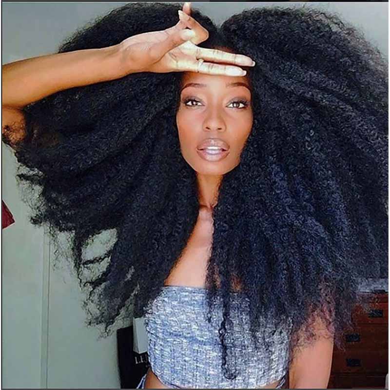Youngther Afro Kinky Marley Crochet Braids Hair 18Inch Synthetic Braiding Hair Crochet Braids Hair Extensions for Women