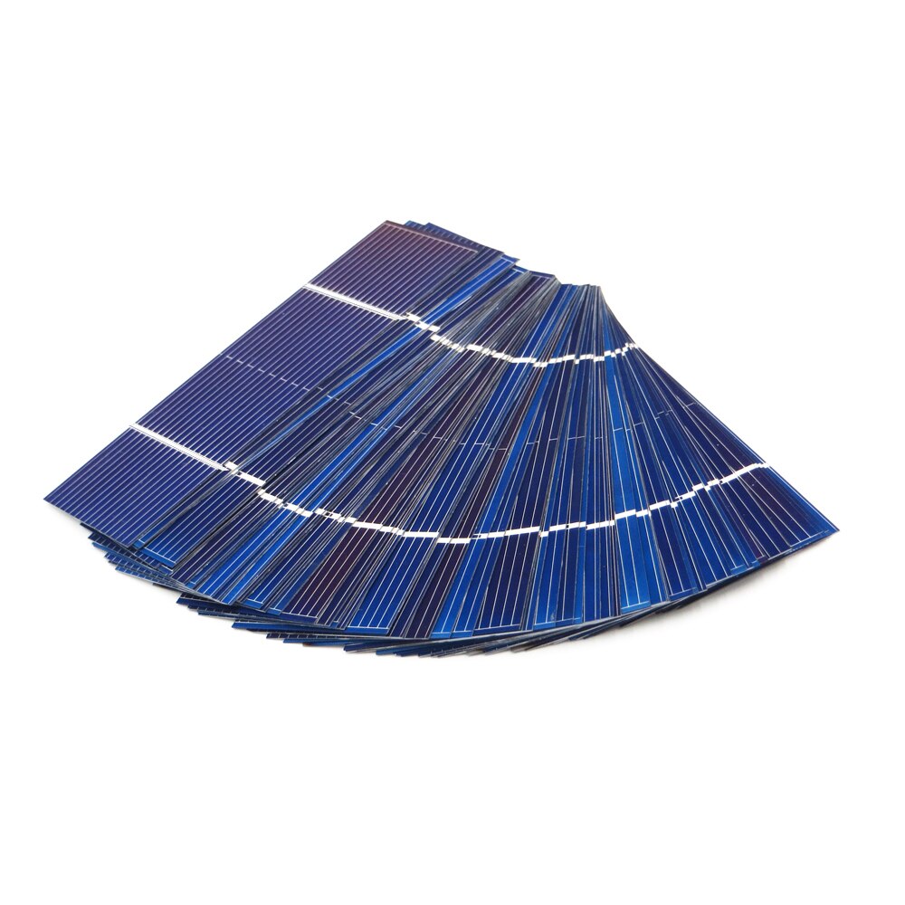 100 st / parti 156 solceller panel diy laddare polykristallint batteriladdning kisel sunpower 5/6 tum mono poly