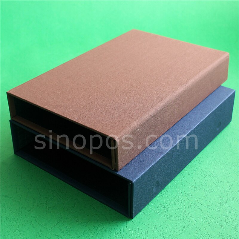 StackBook Full Cover, fabric samples cards holder textile material binding sleeve swatch stack book leather fold display binder