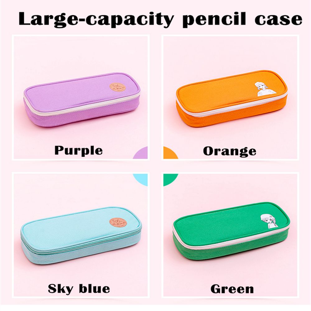 Estuche escolar con de unicornio para lápices, estuche escolar con de unicornio, para bolígrafos Kawaii, estuche de lápices de gran tamaño para niñas y niños