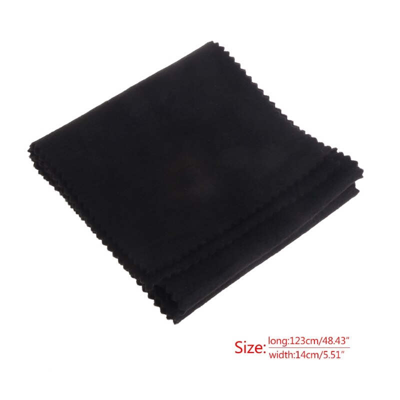 88 Keys Black Soft Piano Key Cover Keyboard Dust Proof Moisture Flannel Cloth