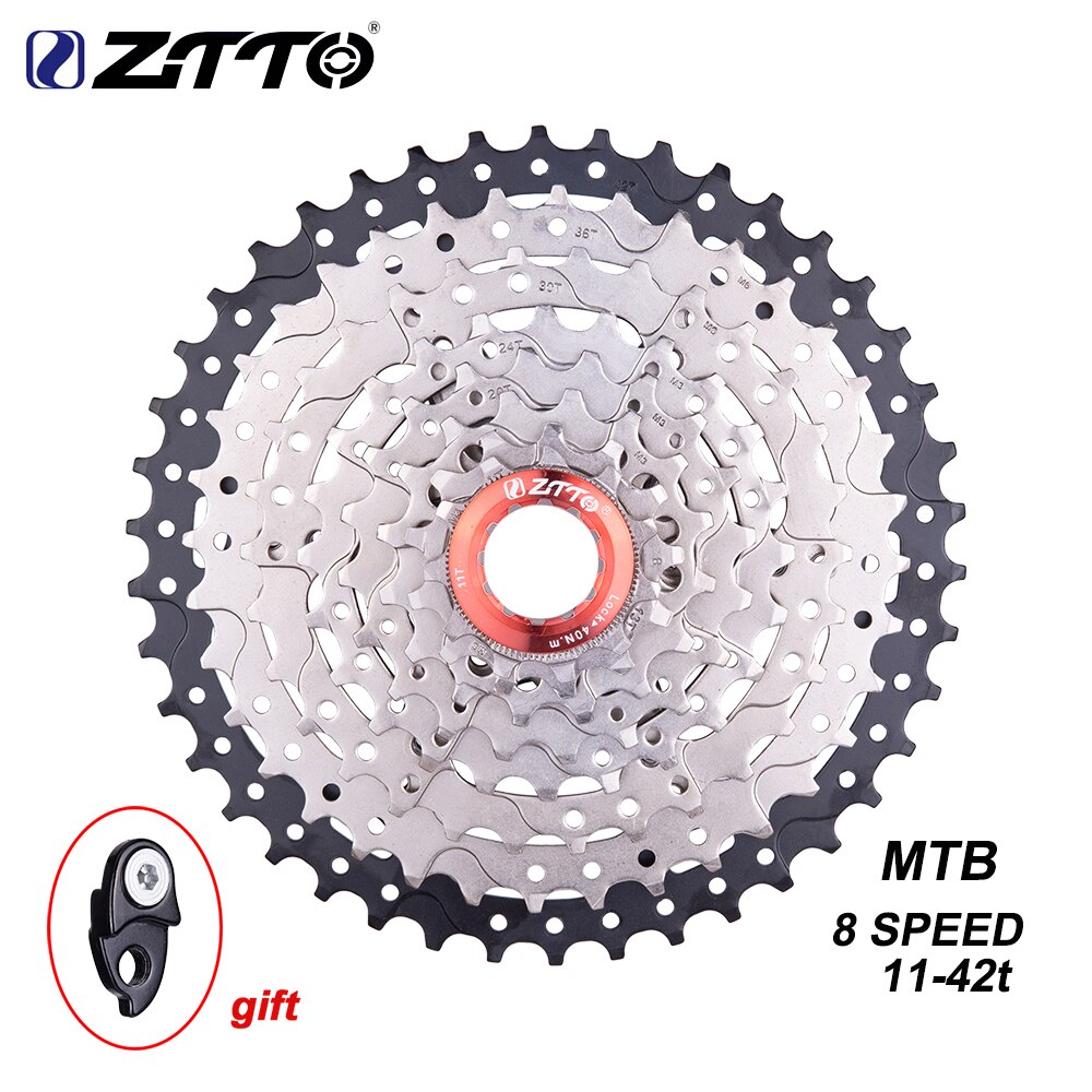 8 hastighed 11-42t mtb kassette 8s mountainbike stål frihjul bredt forhold 8v 42t tandhjul til  m310 tx35 k7 x4 cykeldele