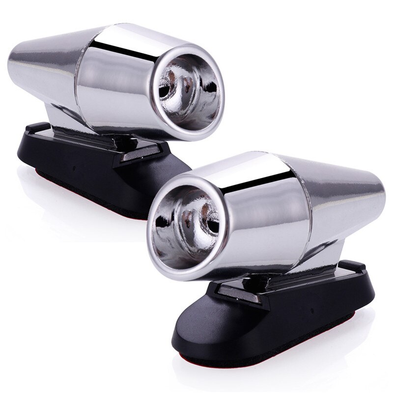 2Pcs Ultrasonic Car Deer Animal Alert Warning Whistles Safety Sound Alarm: Silver