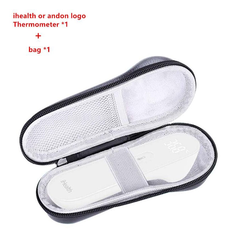 Original Xiaomi Mijia iHealth thermomètre LED numérique fièvre infrarouge clinique Non-acte mesure écran LED: iHealth with bag