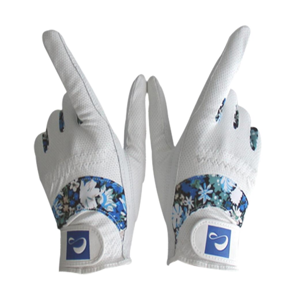 Women Sports Golf Gloves Ladies Left Right Hand Full Finger Mitten 18-21Size