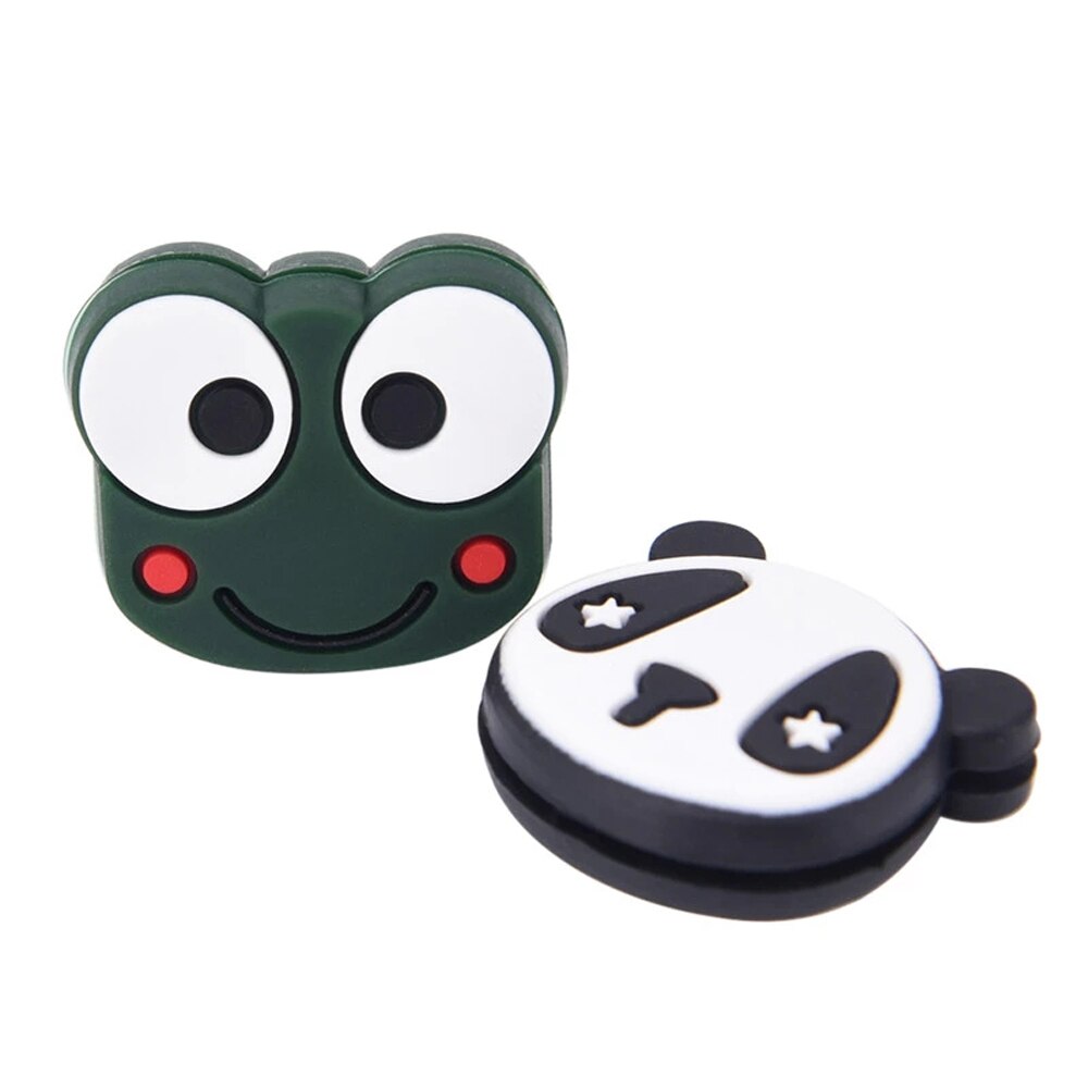 1PC &Lovely Cartoon Tennis Racket Vibration Dampener Tennis Racquet Anti-Shock Absorber