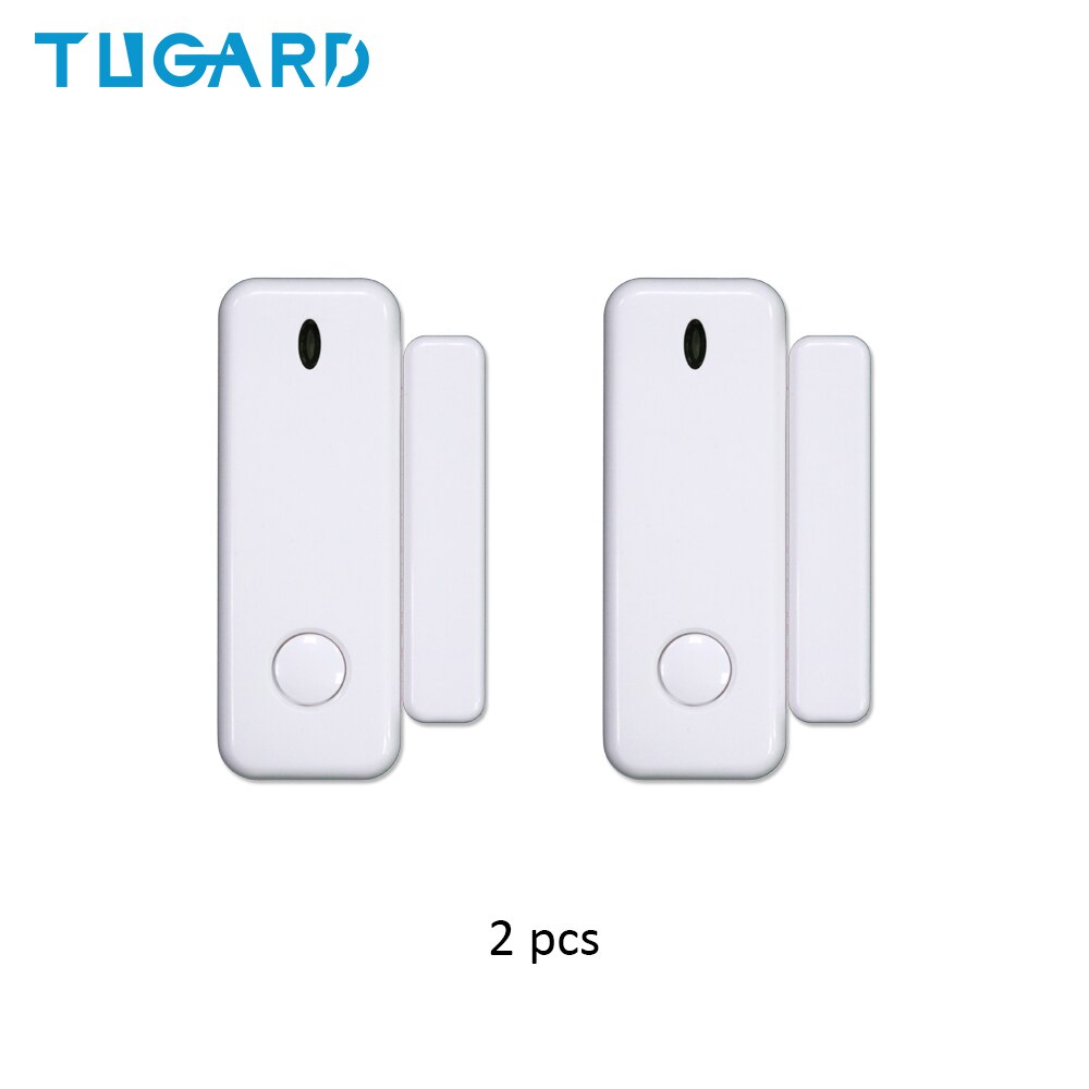 Tugard  d10 mini vindue dør alarm sensor 433 mhz trådløs dørlås kontakt tilbehør til sikkerhedsalarm vært: Yk -008-d10-2 stk