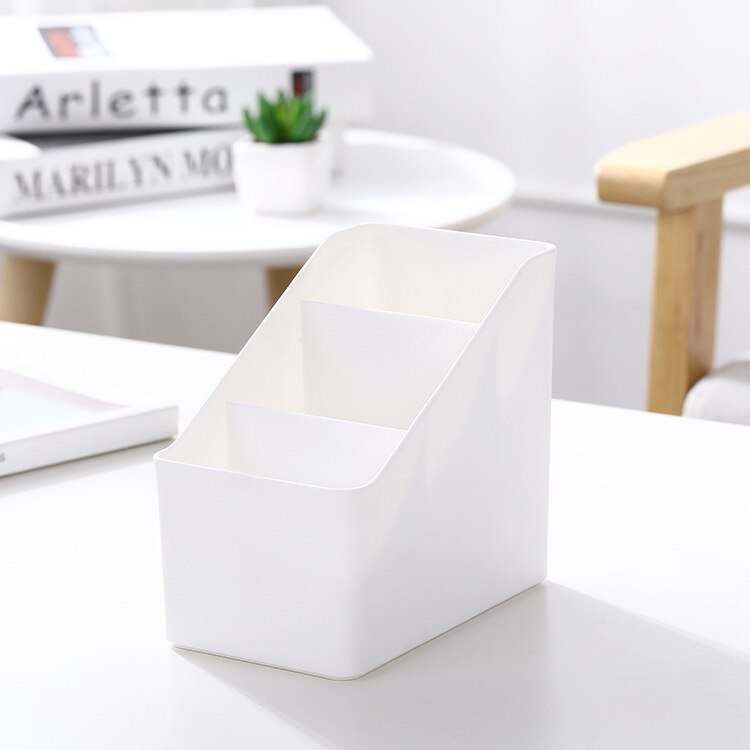 Desk Office Organizer Storage Holder Remote Control Organizer Plastic Desktop Clutter Sorting Box School Living Room Supplies: SNH-0009-1