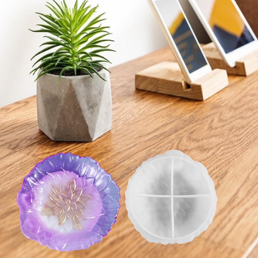 Siliconen Mal Diy Kristal Lijm Mal Leaf Schotel Bloemblaadje Creatieve Opslag En Decoratie Silicone Mold