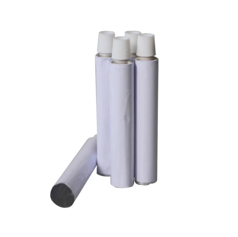 50pcs/lot Aluminum Empty Toothpaste Tubes with Needle Cap Unsealed 10ml 20ml 30ml 50ml 100ml