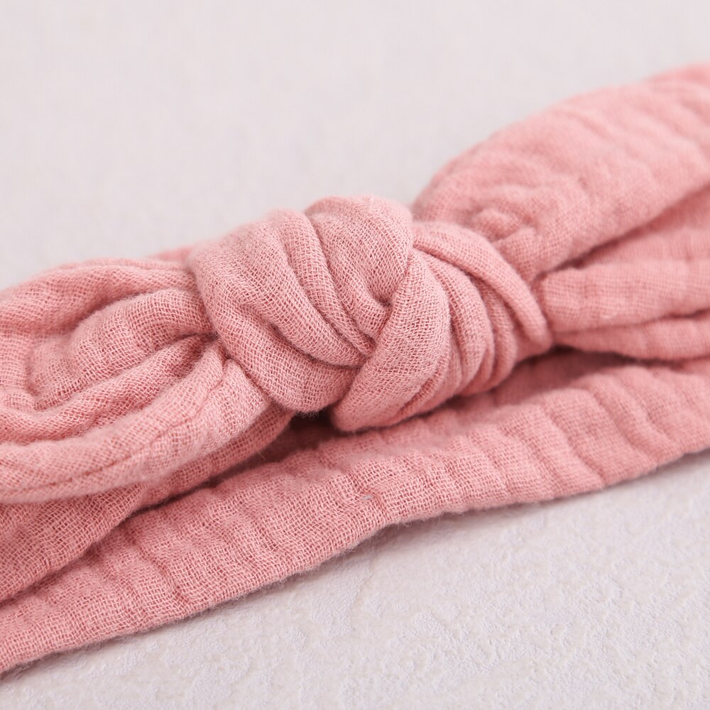 Wiązane łuk dziecko z roczniełąkiem na głłałę Super miękka bawełna turban niemowlę rozciągliwy chusta na głłałę łuki akcesoria robić włosów jeden rozmiar pasuje robić wszystkich JFNY263