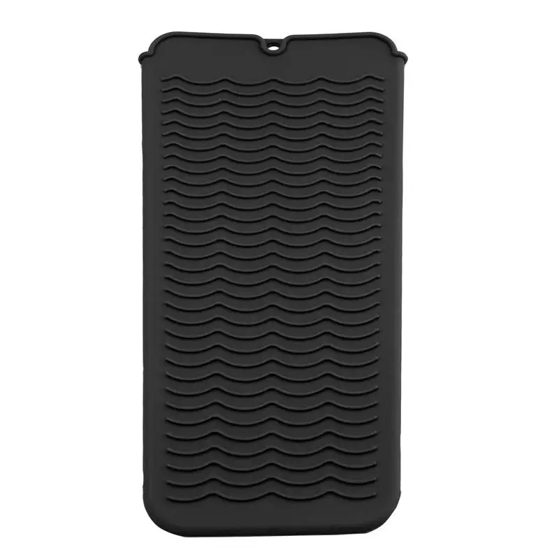 Stijltang Isolatie Mouw Clip Multifunctionele Antislip Platte Siliconen Anti Warmte Reizen Kapsel Tool: Bruin