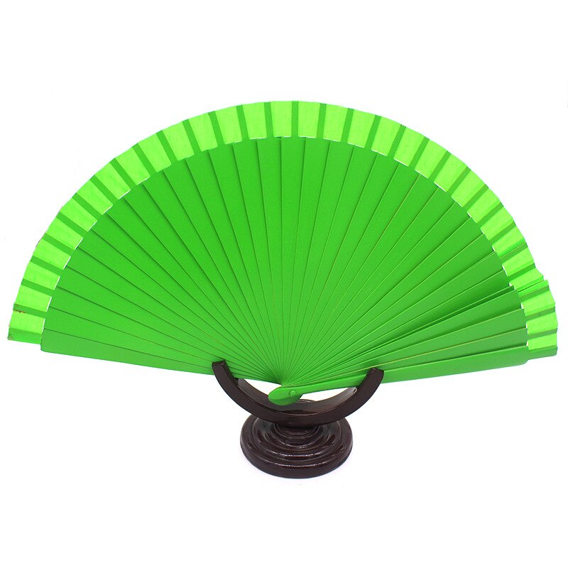 Folding Fans Dance Wedding Party Lace Fans Plastic Silk Folding Hand Held Fan Home Decoration Handmade Fan Christmas: 4