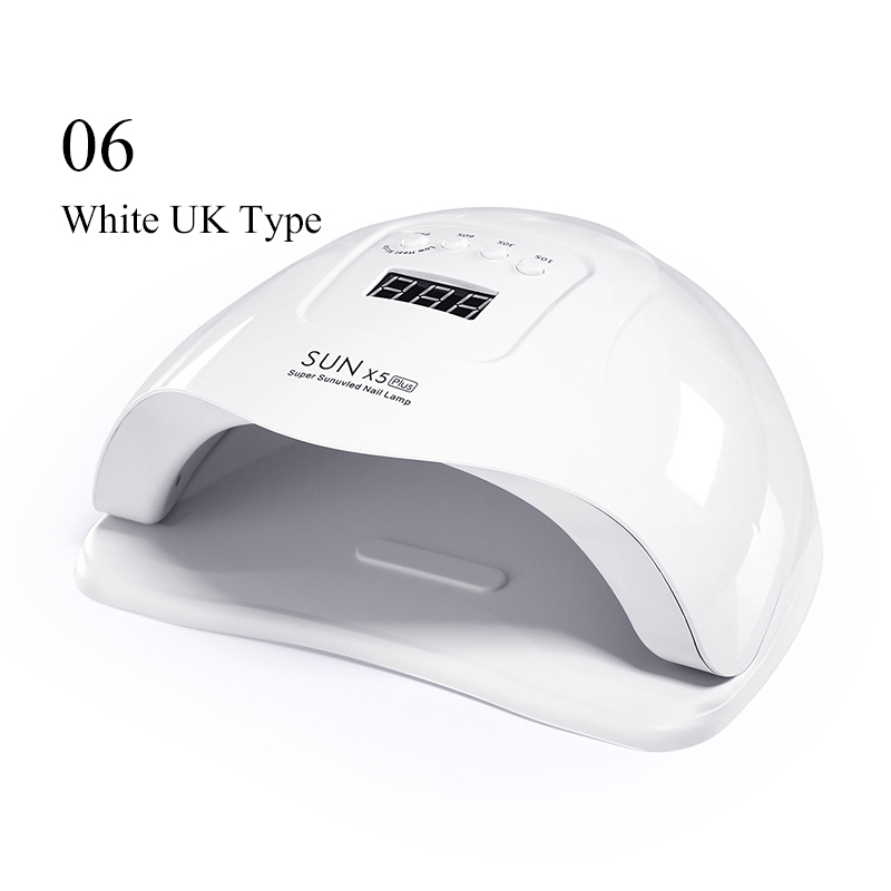 72w negle uv lampe nail art tørretumbler 30s/60s/99s negle uv gel til hærdning af al gel neglelak 36 lysdioder uv lamp cure gellack manicuring: Hvid-uk type