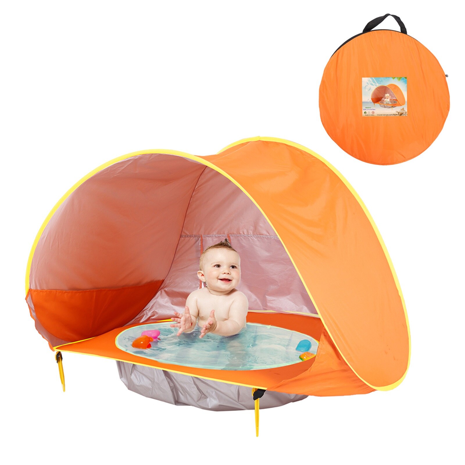 neue Baby Strand Zelt Mit Wasser Schwimmbad Aktualisierung Einfach Hochklappen Pop hoch Baby Zelt Tragbare draussen Camping Sonnenschirm Strand Zelt