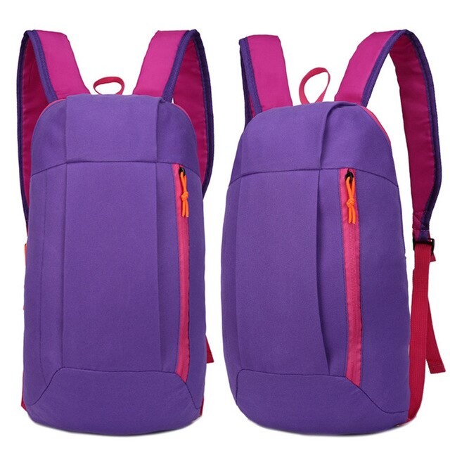 Vandtæt sportsrygsæk lille gymnastiktaske kvinder pink udendørs bagage til fitness rejser duffeltasker mænd børn børn sac de: Lilla farve