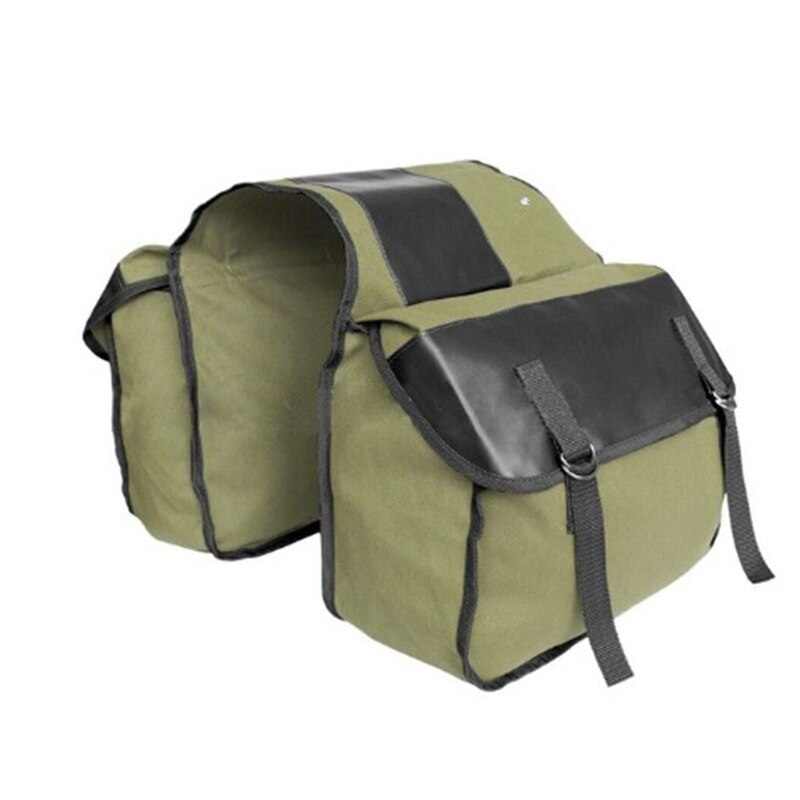 Ljl-Fiets Tas Bagage Tas Outdoor Rijden Auto Zak Motorfiets Achter Tas Reistas: Army Green