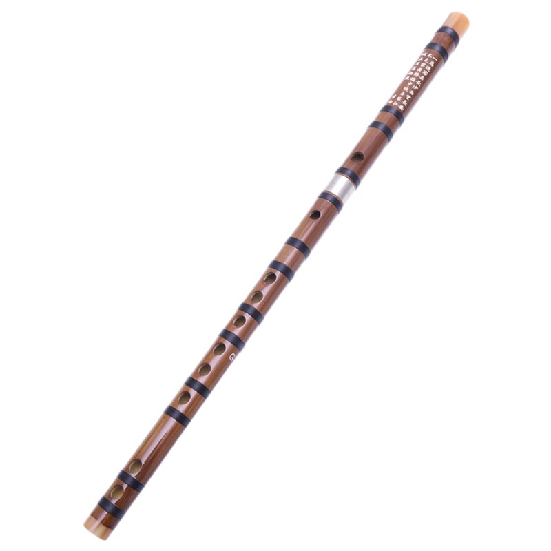 Traditionele Handgemaakte Pluggable Chinese Houtblazers Muziekinstrument Bamboefluit/Dizi in G Sleutel