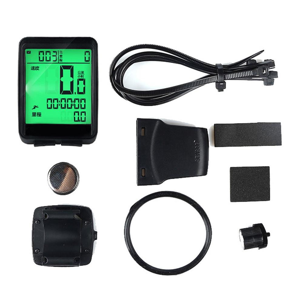 2.1 inch Large Screen Bicycle Computer Wireless Waterproof Bike Speedometer Stopwatch With Backlight Bike Bicycle Speedometer