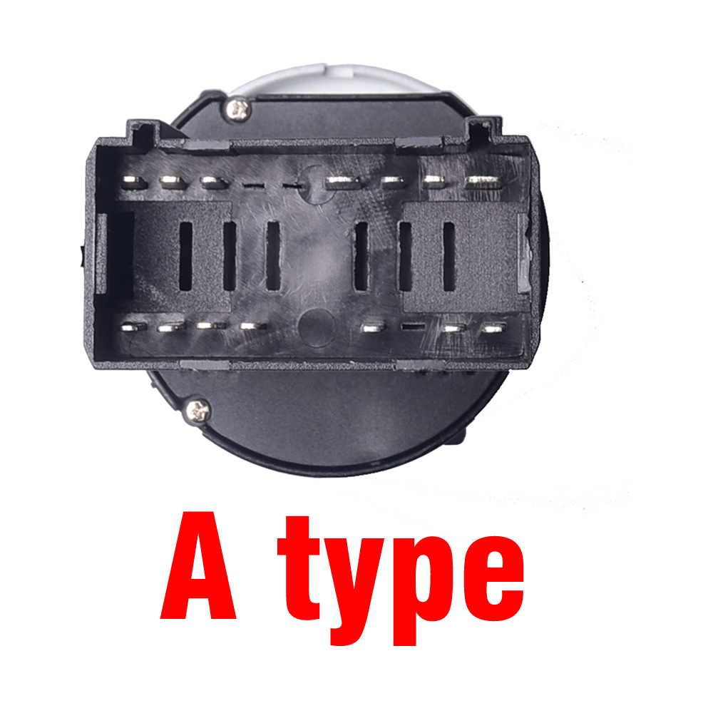 Phare de voiture antibrouillard, interrupteur de phare, accessoire de voiture pour VW Golf MK5 MK6 MK7 VII: Rouge