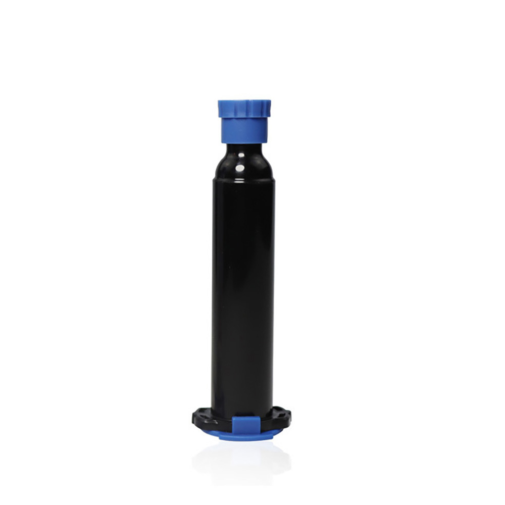 EFD 3CC 5CC 10CC 30CC 50CC Red Transparent Black Dispens Plastic Industrial Syringe Barrel Liquid Dispenser Adhesive Container: black / 22mm