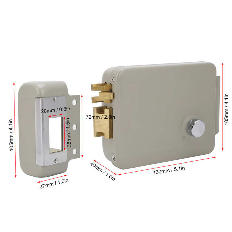 laptop accessories laptop safety 9-12V 2-Wire Electric Control Lock Sensitive Anti-Theft Sensitive Security Door Access for