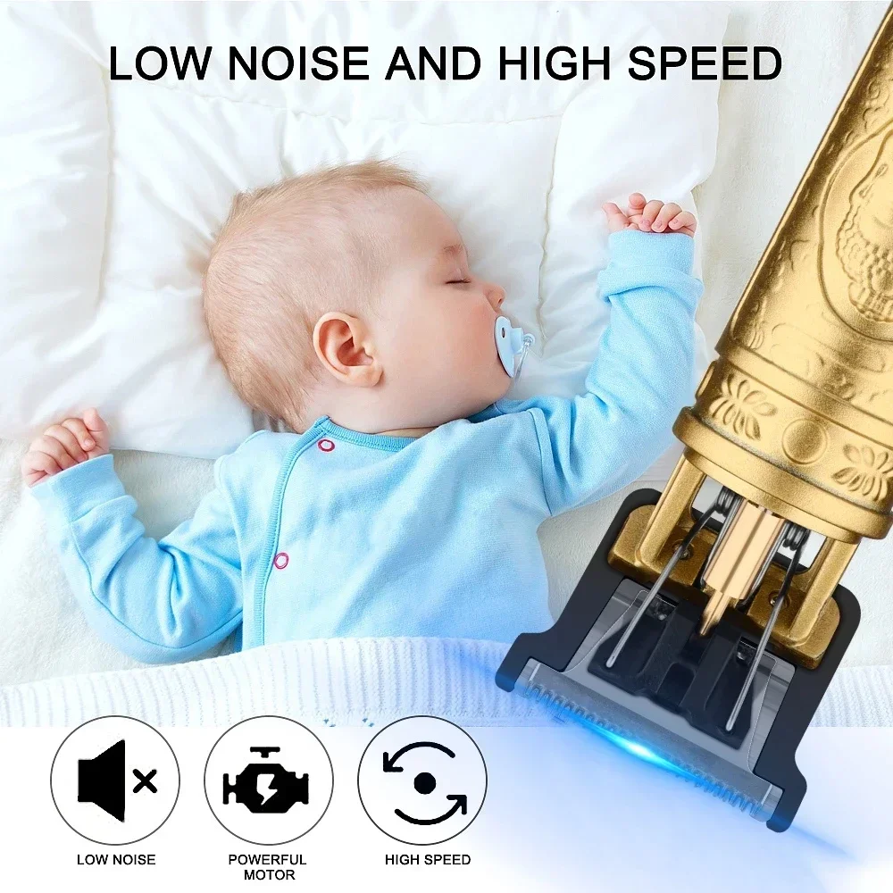 Vintage T9 Hair Cutting Machine Men's Electric Shaver Rechargeable Hair Trimmer Beard Clipper Barber Hair Cut