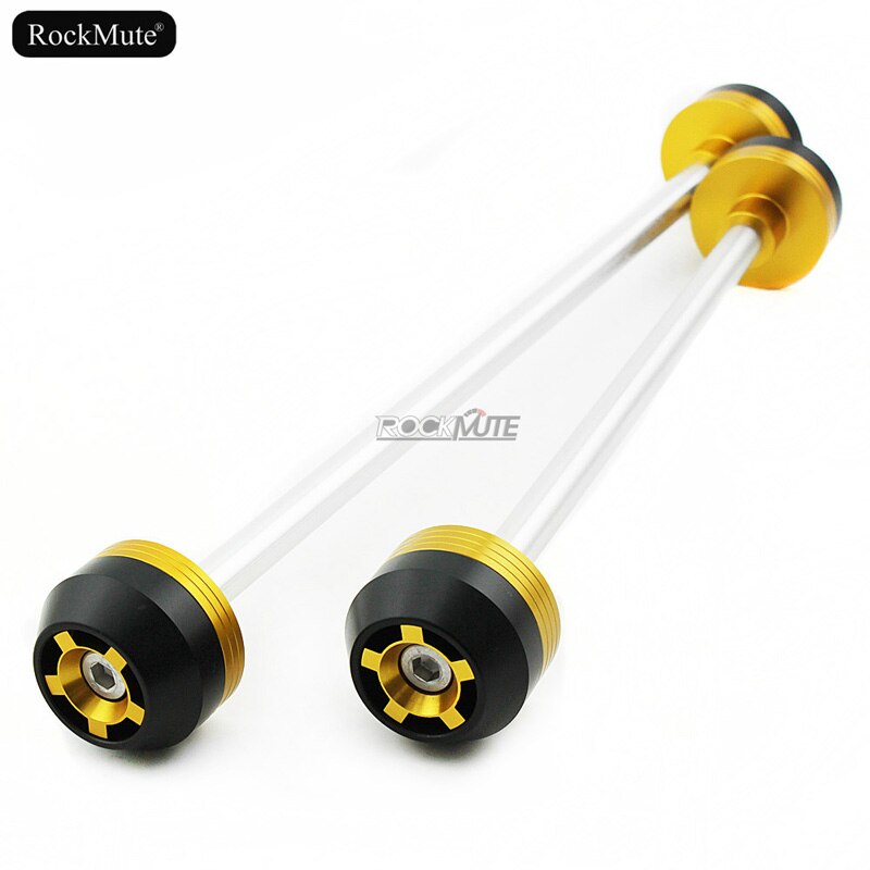 Motorcykel forbagaksel gaffel hjulbeskytter skydere cap pad faldbeskytter til ducati monster 749 2003 2004 2005