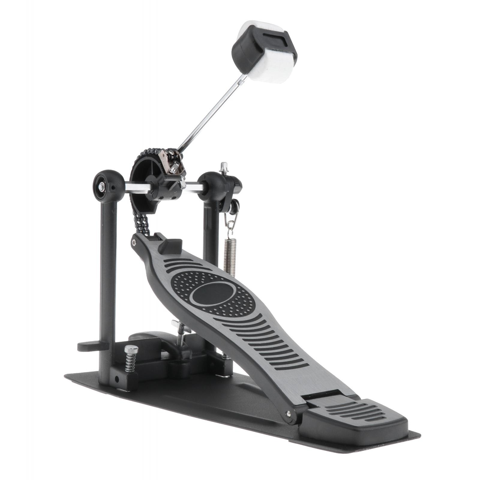 Metal Kick Single Bass Drum Pedal Dual Chain Drive Foot Pedal Percussion Kit Mute Pedals: Style 2