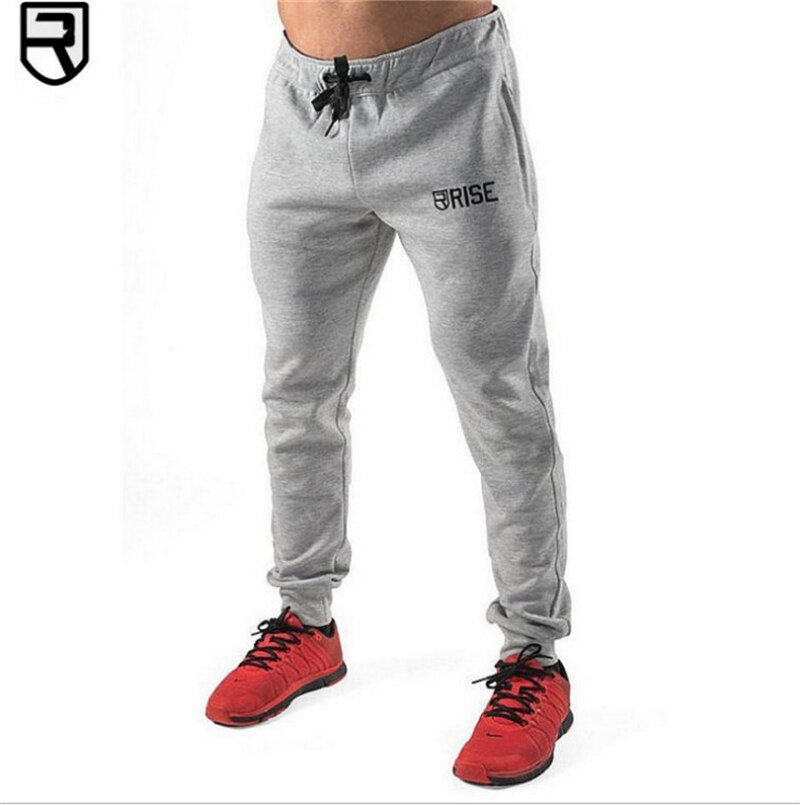 Katoen Running Broek Mannen Broek Sportkleding Workout Trainingsbroek Trackpants Broek Mannen Atletische Activewear Gym Broek Mannen: Gray / XXL