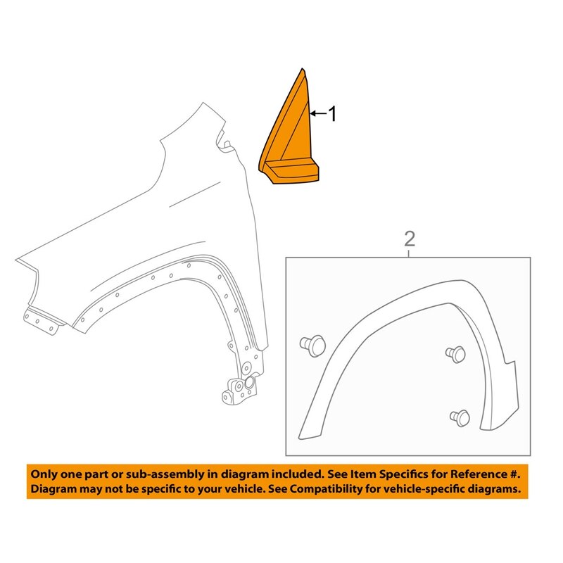 Espejo retrovisor lateral Exterior, embellecedor de placa de Triple esquina para Chevrolet Equinox GMC Terrain