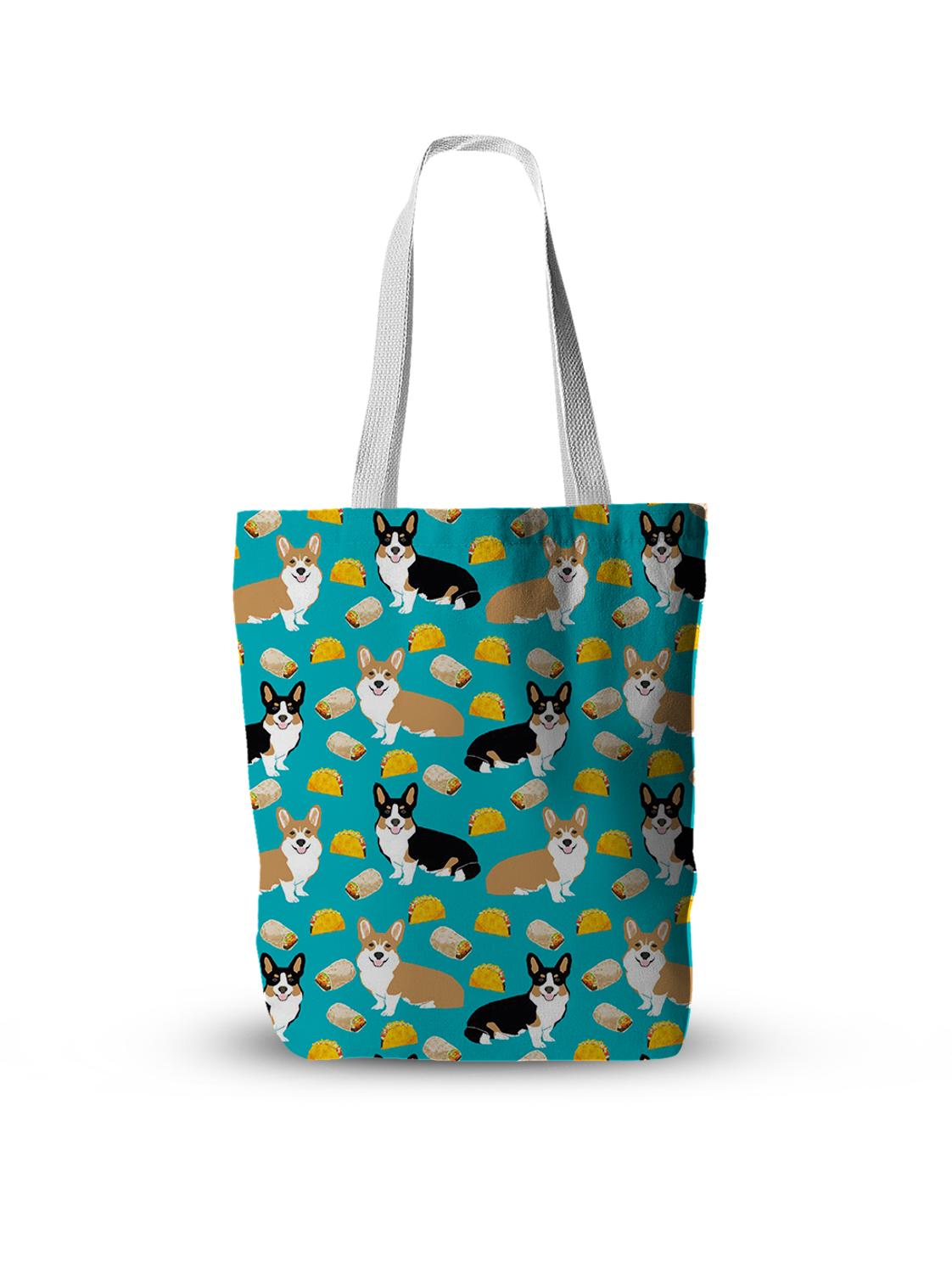 Mode Vrouwen Canvas Handtas Dier Schattig Meisje Boodschappentas Schedel Leuke Casual Schoudertas Grote Capaciteit Tote Bag Herbruikbare Tas: style10