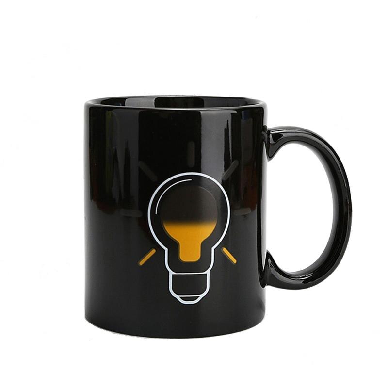 And Practical Household Items Thermochromic Bulb Ceramic Mug Household Products: Default Title