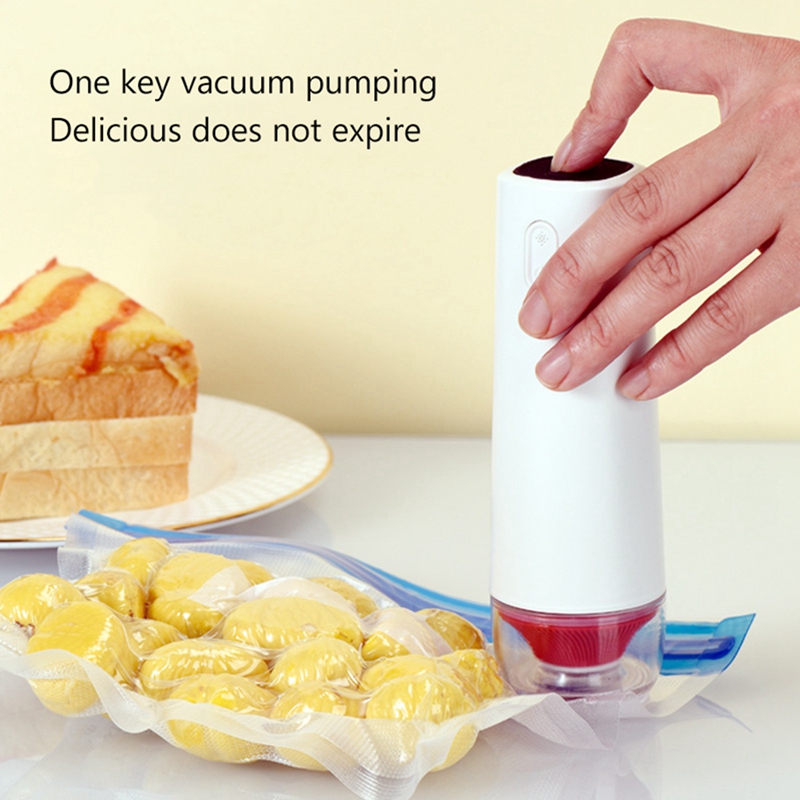USB Automatic Food Vacuum Pump Sealer Machine Handheld Vacuum Packer Mini Vacuum Sealer Food Saver