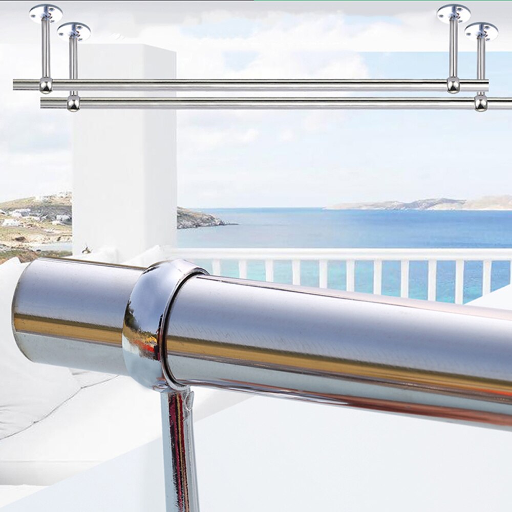 1pc Hanging Rod Wardrobe Rail Holder Wardrobe Tube Support Nracket Clothes Hanging Rod Holder - 19MM