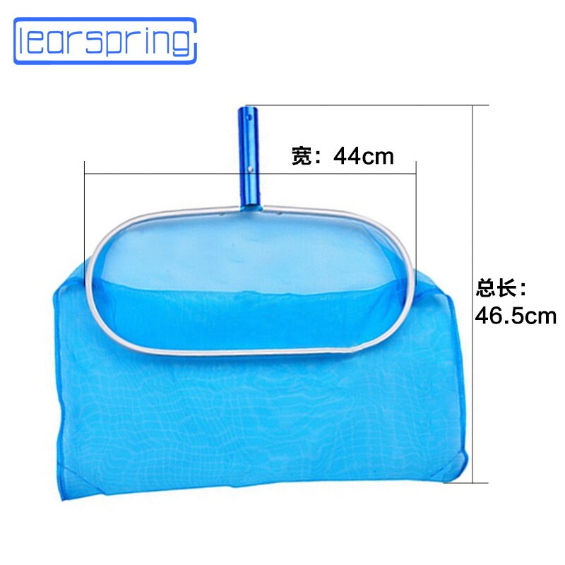 Swimming Pool Skimmer Cleaner Leaf Rake Mesh Net Fountain Pool Tool Leaf Bag Cleaning Equipment Accessories with Rod Stick: BL-1016