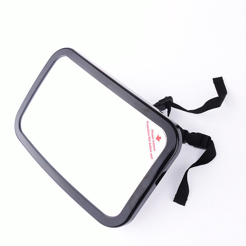 Asiento trasero ajustable espejo de coche cuadrado retrovisor espejo de seguridad Monitor de bebé accesorios de coche autopartes interiores