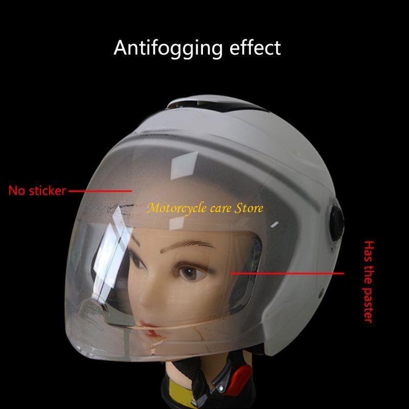 U75f anti-regenfolies voor motorhelmen, regenbestendige beschermfolie voor nanocoating op lenzen, helmaccessoire