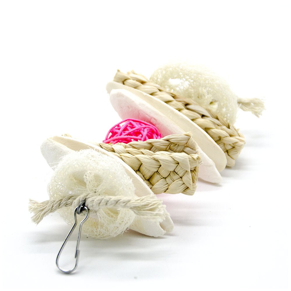 PipiFren papugi zabawki i akcesoria ptak zabawki dla sepia kości mątwy Conure i papużka falista papuga dostaw klatka dekoracji