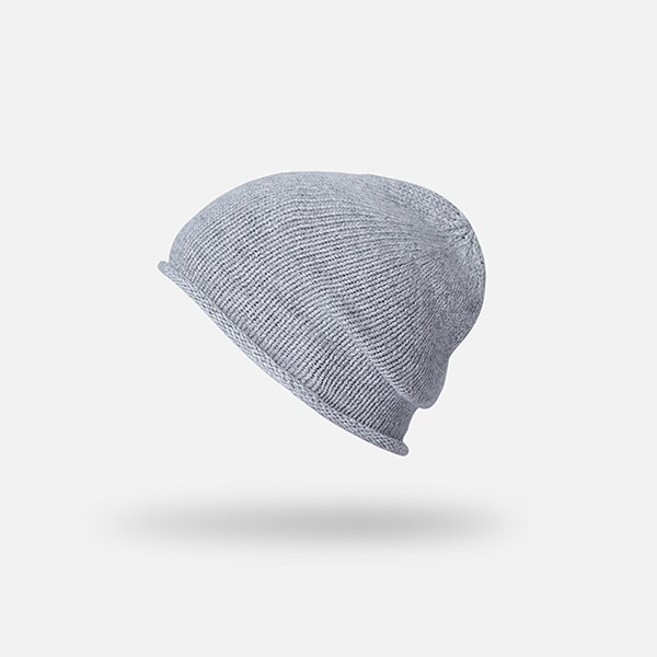Niños sombrero nuevos niños bebé gorros calientes niños niñas invierno gorro tejido de lana sombrero de otoño bebé Unisex de la gota gorra: Light grey