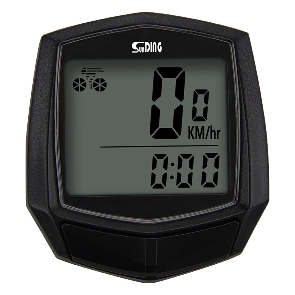 SUNDING SD-581A Vélo Filaire Ordinateur Compteur De Vitesse Odomètre Vélo Vélo Imperméable Mesurables Température Chronomètre