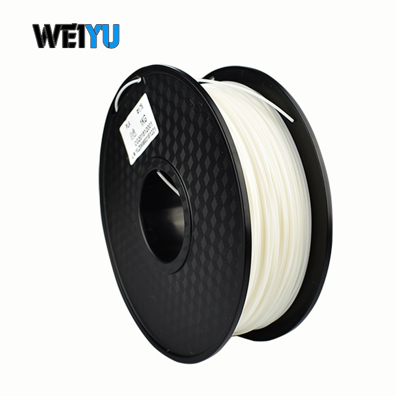 1 KG 3D Printer PETG/PLA/ABS Filament 1.75/3.0 Voor Makerbot, Reprap, UP, afinia, Flash Forge en alle FDM 3D Printers, Wit, zwart