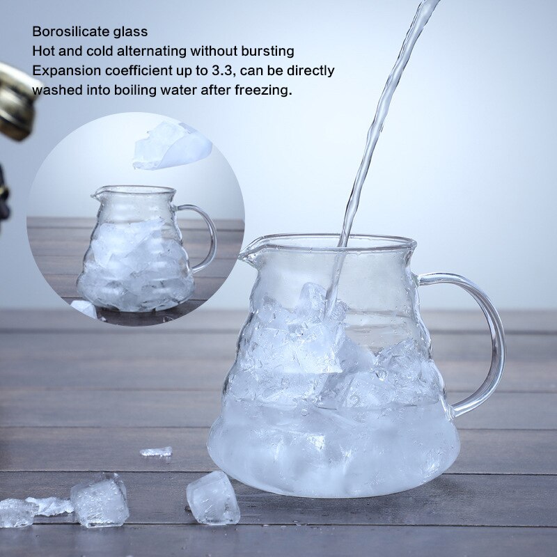 600 ml Glass Coffee Pot High Temperature Resistant Glass Coffee Pot