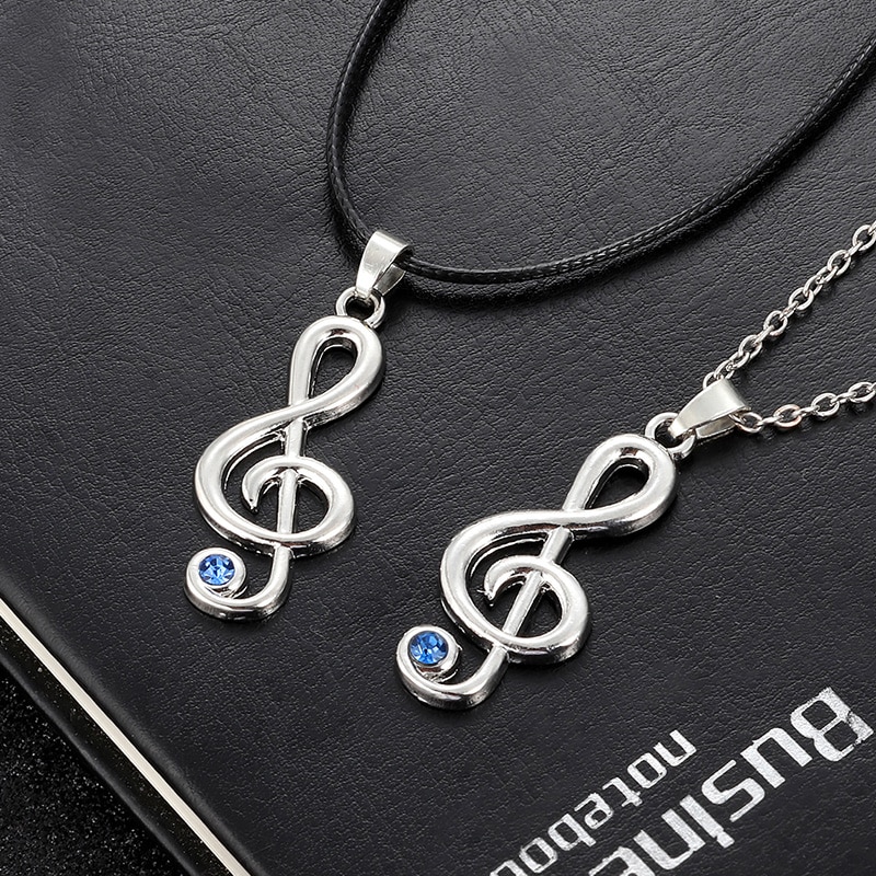 Sieraden Muzieknoot Ketting Voor Lover Muzieknoot Rhythm Mode Vrouwen Lange Ketting Sieraden