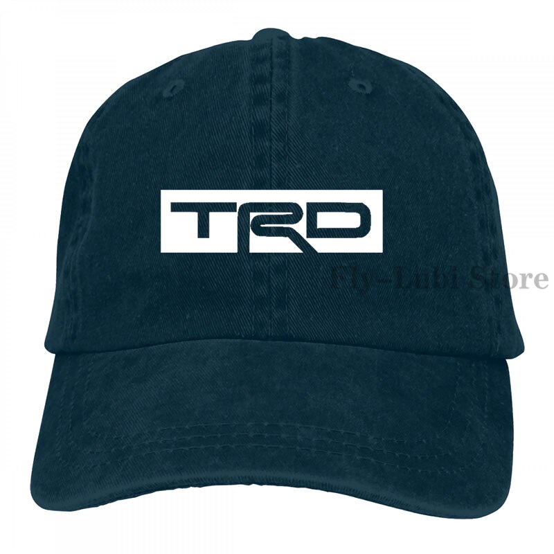 Logotipo Trd gorra de béisbol de las mujeres de los hombres sombreros de camionero de gorra ajustable: 2-Navy