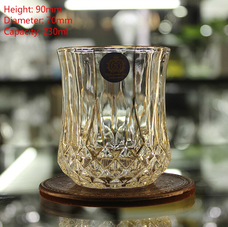 Tjekkisk boutique spor guld whisky glas krystal vin kop cann drikkeglas vaso gafas verre tjekkiske chivas vasos de cristal: Nr. . 4
