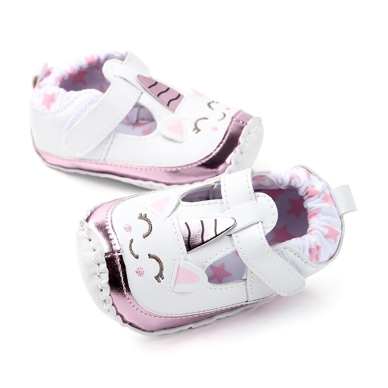 Cartoon Meisje Baby Baby Zachte Zolen Meisjes PU Lederen Schoenen Baby Mocassins Sapatos Infantil Scarpe Bambina: dujiao / 12CM