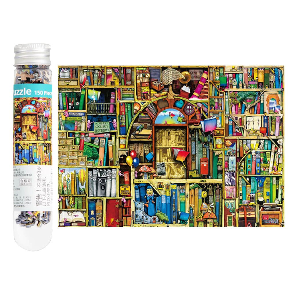 Puzzle 150 Pieces Kids Adults Mini Circular Tube Puzzles rompecabezas 150 piezas Puzzle Game Children Souptoys